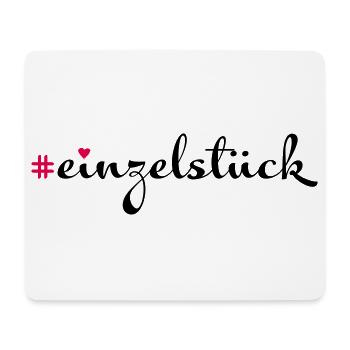 Einzelstück - Mousepad (Querformat) - Weiß - Vorne