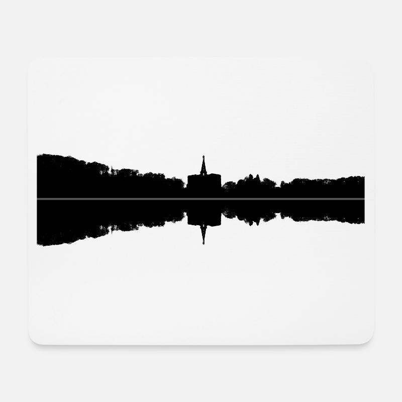 Kassel - Herkules - Mousepad (Querformat) - Weiß