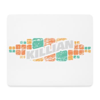 Vorname Killian - Mousepad (Querformat) - Weiß - Vorne