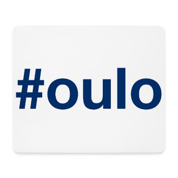 Oulo Suomi Finland Hashtag - Mousepad (Querformat) - Weiß - Vorne