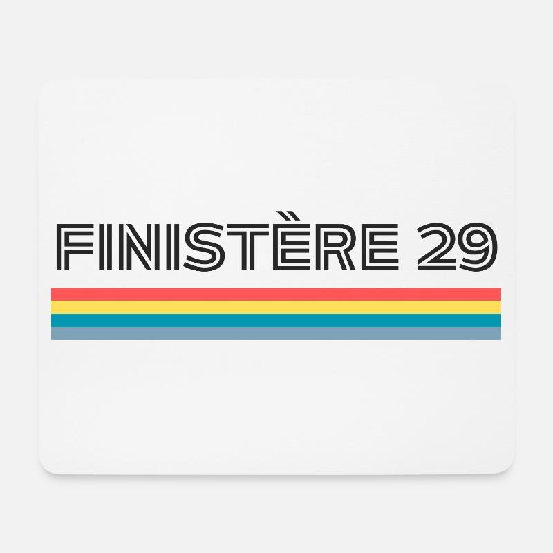 Finistère 29 T-Shirt Humorgeschenk - Mousepad (Querformat) - Weiß