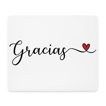 Danke - Mousepad (Querformat) - Weiß - Vorne