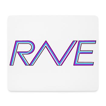 Rave-Ligatur - Mousepad (Querformat) - Weiß - Vorne