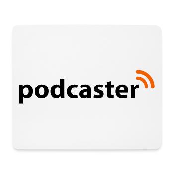 Podcaster | Funk | Wlan - Mouse Pad (horizontal) - white - Front