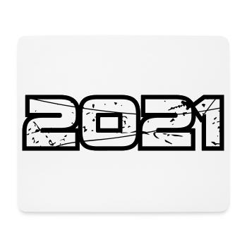 2021 - Mousepad (Querformat) - Weiß - Vorne