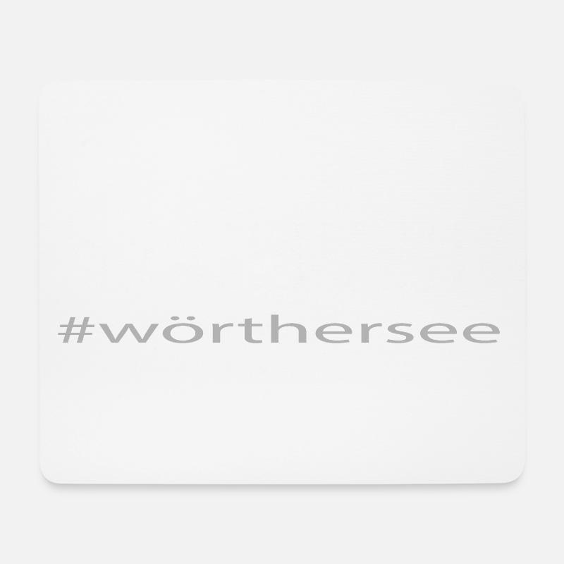 Seensucht Wörthersee - Mousepad (Querformat) - Weiß