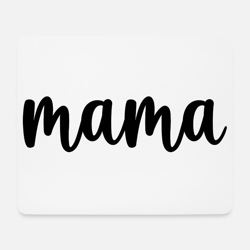 Mama beste Mama - Mousepad (Querformat) - Weiß