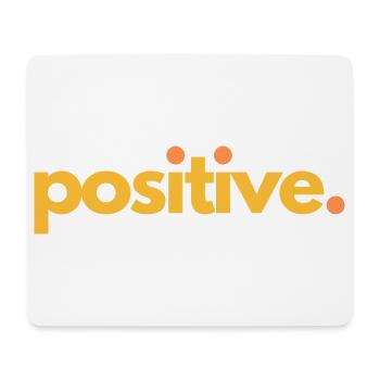 positive.04 - Mousepad (Querformat) - Weiß - Vorne