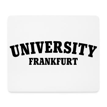 Université de Francfort - Tapis de souris (format paysage) - blanc - Devant