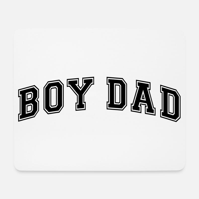 Boy Dad Vater eines Sohnes Papa Vatertag - Mousepad (Querformat) - Weiß