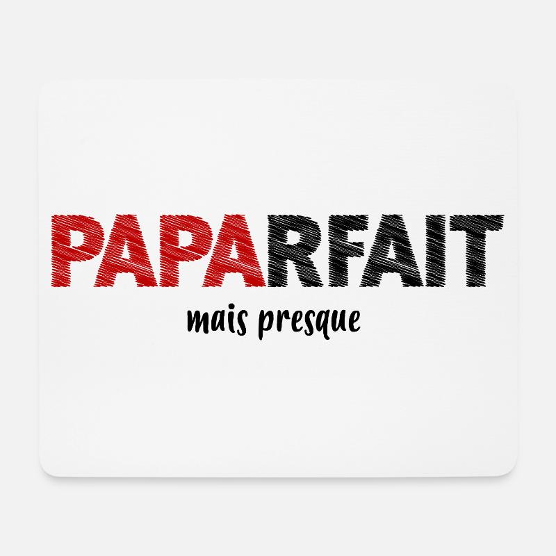 Paparfait - Mouse Pad (horizontal) - white
