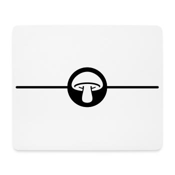 Pilz Fliegenpilz Symbol - Mousepad (Querformat) - Weiß - Vorne
