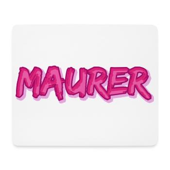 Maurer en tant que comique - Tapis de souris (format paysage) - blanc - Devant