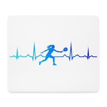Gift idea for the padel player with padel sport - Mouse Pad (horizontal) - white - Front