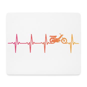 Mope Sonnenuntergangsherzschlag Mope - Mousepad (Querformat) - Weiß - Vorne