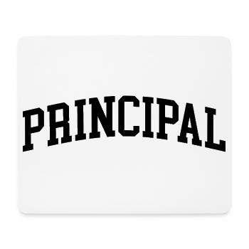 Principal of the Minimalist School - Mouse Pad (horizontal) - white - Front