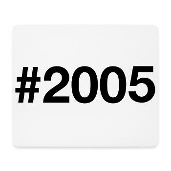 2005 Jahrgang 21 Jahre alt 21. Geburtstag - Mousepad (Querformat) - Weiß - Vorne