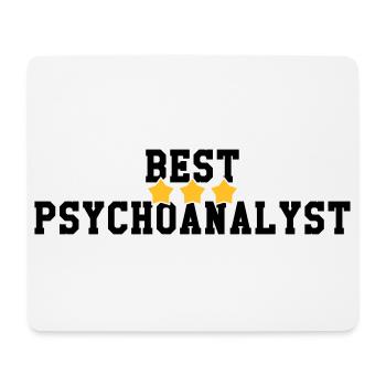 Psychologue / Psychiatre / Travail / Psychanalyste - Tapis de souris (format paysage) - blanc - Devant