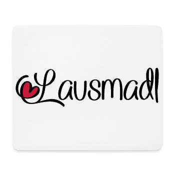 Lausmadl - Mousepad (Querformat) - Weiß - Vorne