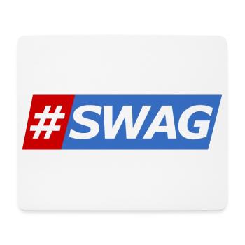 SWAG Bloc Couleurs Hashtag - Tapis de souris (format paysage) - blanc - Devant