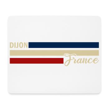 France - Dijon - Frankreich - Flagge - Streifen - Mousepad (Querformat) - Weiß - Vorne