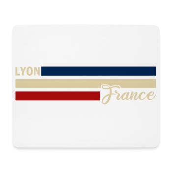 France - Lyon - Frankreich - Flagge - Streifen - Mousepad (Querformat) - Weiß - Vorne