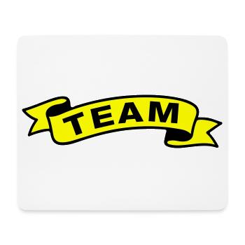Team Banderole - Mouse Pad (horizontal) - white - Front