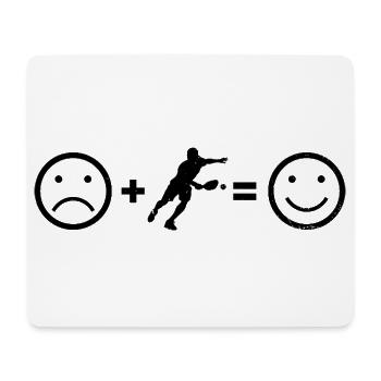 Pickleball Amateur Geschenkidee für den Geburtstag - Mousepad (Querformat) - Weiß - Vorne