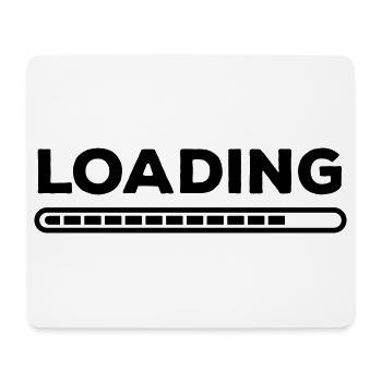 loading - Mousepad (Querformat) - Weiß - Vorne