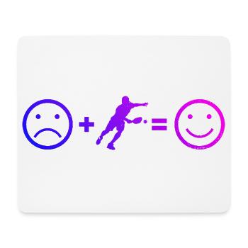 Pickleball Trainer Geschenkidee für den Geburtstag - Mousepad (Querformat) - Weiß - Vorne