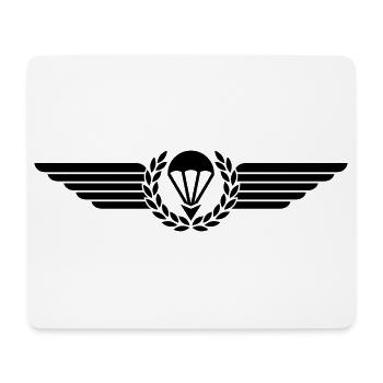 Parachutist badge - Mouse Pad (horizontal) - white - Front