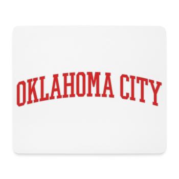 Oklahoma City - Mouse Pad (horizontal) - white - Front