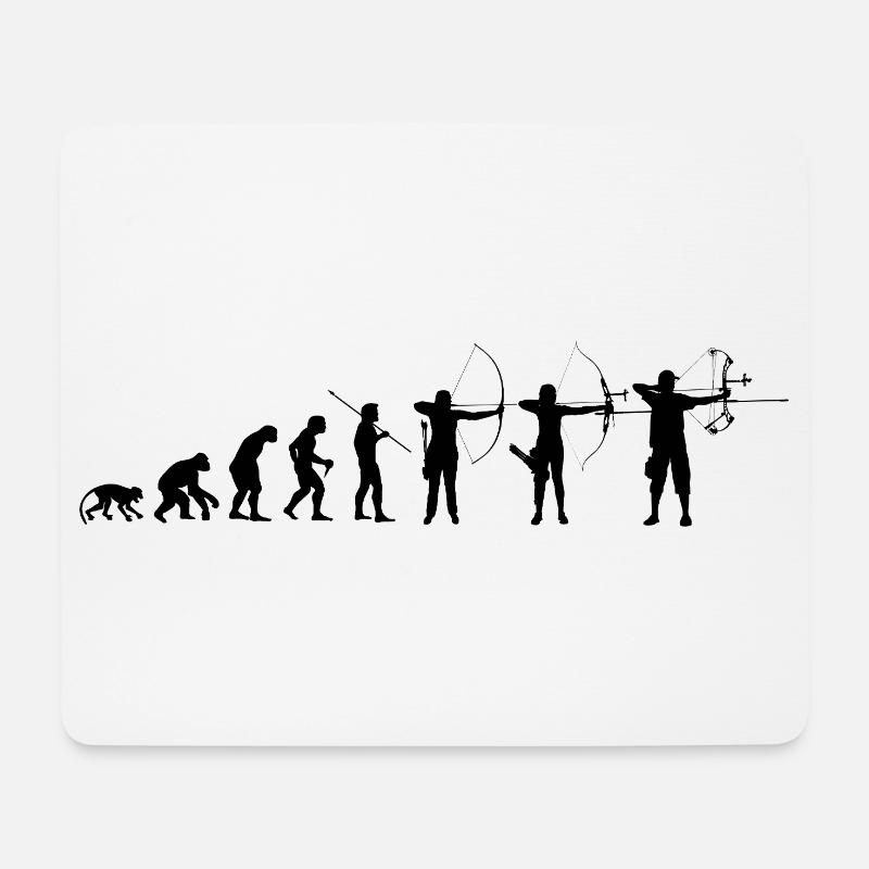 ArcheryKind_2026_Bk - Mouse Pad (horizontal) - white