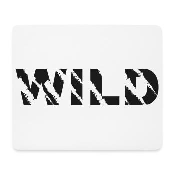 Wilde Schriftzug Ragged - Mousepad (Querformat) - Weiß - Vorne