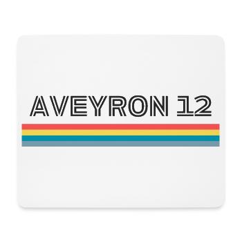 Aveyron 12 T-Shirt Cadeau Humour - Tapis de souris (format paysage) - blanc - Devant