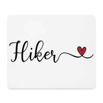 Hiker - Mouse Pad (horizontal) - white - Front
