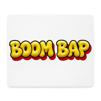 BOOM BAP - Oldschool Hip Hop Bubble Comic Style - Tapis de souris (format paysage) - blanc - Devant