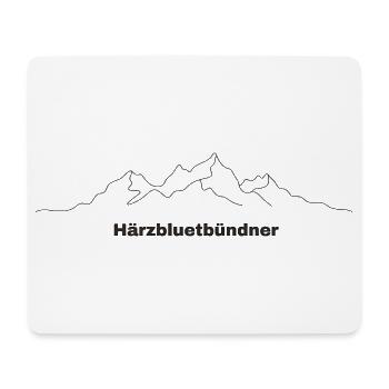Bündner - Mousepad (Querformat) - Weiß - Vorne