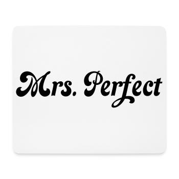 Mrs. perfect - Mouse Pad (horizontal) - white - Front