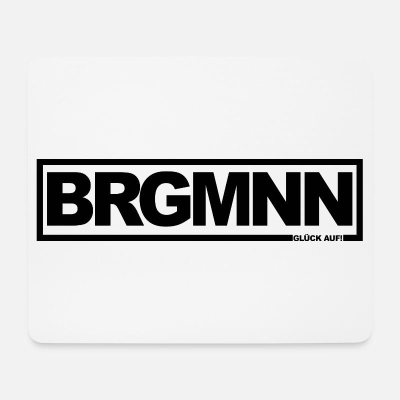 BRGMNN - Miner - Mouse Pad (horizontal) - white
