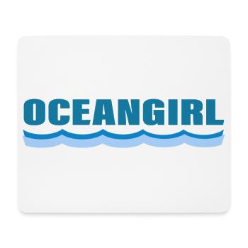 OCEANGIRL - Tapis de souris (format paysage) - blanc - Devant
