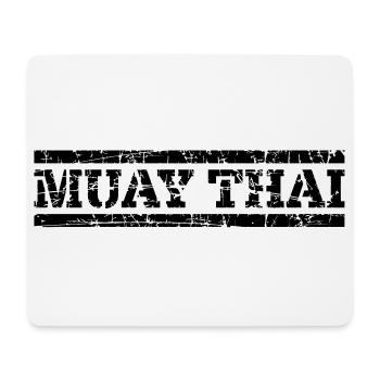 Muay Thai - Mousepad (Querformat) - Weiß - Vorne