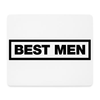Meilleurs hommes - Tapis de souris (format paysage) - blanc - Devant