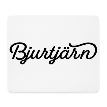 Bjurtjärn black - Mouse Pad (horizontal) - white - Front