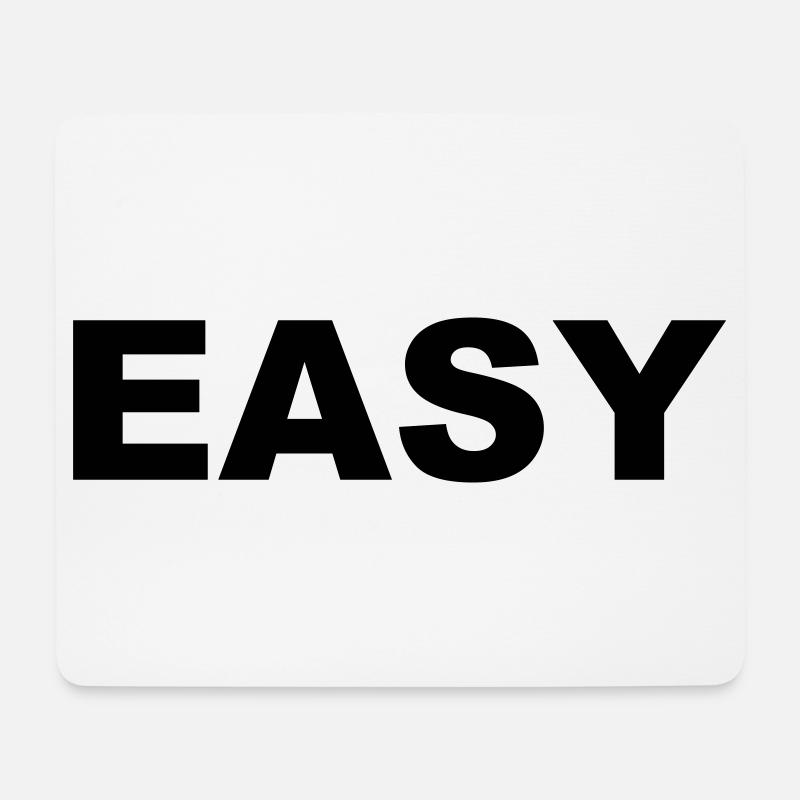 Easy - Mouse Pad (horizontal) - white