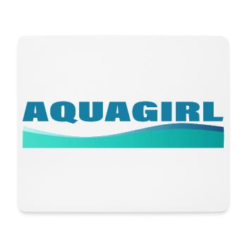 AQUAGIRL - Mouse Pad (horizontal) - white - Front