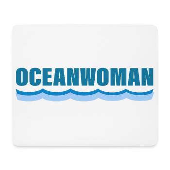 OCEANWOMAN - Mouse Pad (horizontal) - white - Front