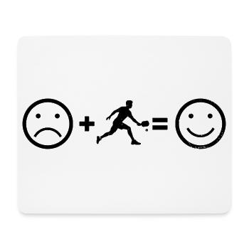 Conception de scène de pickleball pour les fans de joueurs de pickleball - Tapis de souris (format paysage) - blanc - Devant