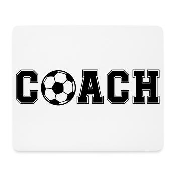 Football Coash - Mouse Pad (horizontal) - white - Front