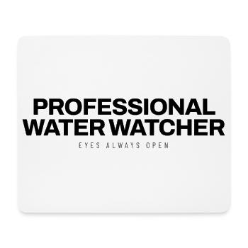 Rettungsschwimmer - Professional Water Watcher - B - Mousepad (Querformat) - Weiß - Vorne